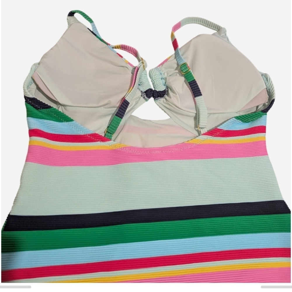 Trina Turk Vibrant Striped Women One Piece - Picture 5 of 10